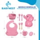 thumbnail image 4 of Set 10 Piezas Platos Comer Bebé Silicon Color Rosa Rosado, 4 of 10