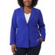 thumbnail image 1 of Agnes Orinda Blazer de Oficina para Mujer Talla Grande de Otoño con Solapa Entallada y Botones 3X Azul Real, 1 of 6