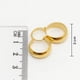 thumbnail image 5 of Aros Argolla Bote Largo 2cm No2 Oro 18k Nacional 1.70gr Dorado, 5 of 6
