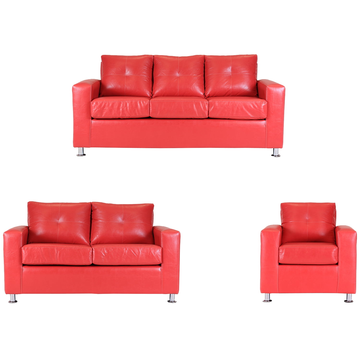 Muebles América - Living George 321 Rojo