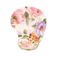 Bothyi - Alfombrilla De Ratón Con Muñequera Antideslizante Suave Cómoda Para Oficina En Casa Rosa Púrpura