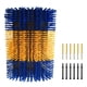 thumbnail image 5 of Cepillo rascador para ganado, cepillo de completo, herramienta de limpieza con tornillos, rascador de animales resistente, cepillo para caballo Azul y amarillo, 5 of 5