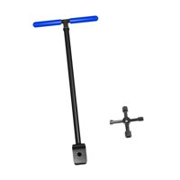 Ioensy - Llave Para Medidor De Agua, Cierre De Acera, Llave Principal De 4 Vías, Llave Multifuncional