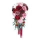 thumbnail image 1 of Elegantes Ramos De Boda Para Novia En Forma De Cascada Decoración Hecha A Mano Rojo, 1 of 5