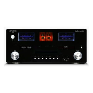 Advance Acoustic - Receiver Stereo Híbrido/Streamer/Cd Advance Myconnect 250