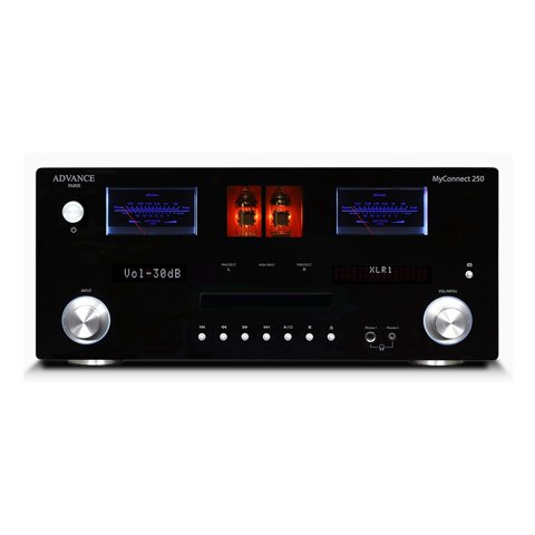 Advance Acoustic - Receiver Stereo Híbrido/Streamer/Cd Advance Myconnect 250