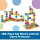 thumbnail image 4 of Building Set Learning Resources Gears! ¡Engranajes! ¡Engranajes! 100 piezas, 4 of 6