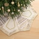thumbnail image 3 of Falda para árbol de Navidad Valery Madelyn, oro blanco, 120 cm, 3 of 3