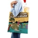 thumbnail image 4 of Captain Caveman Bolso de tela con estampado de lienzo para mujer, bolsa de compras reutilizable y estética, con cremallera interior, regalo para mujer,40*40cm., 4 of 6
