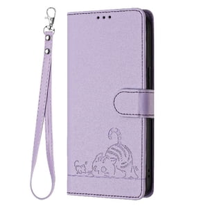 Funda Tipo Cartera Foxdock Para Xiaomi Redmi Note 13 Pro Plus 5G Con Soporte, Ranuras, Rfid, Diseño De Gato