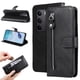 thumbnail image 3 of Funda con Cremallera para Realme 14X 5G, Carcasa Cartera de Cuero PU con Soporte y Tarjetero, 3 of 5