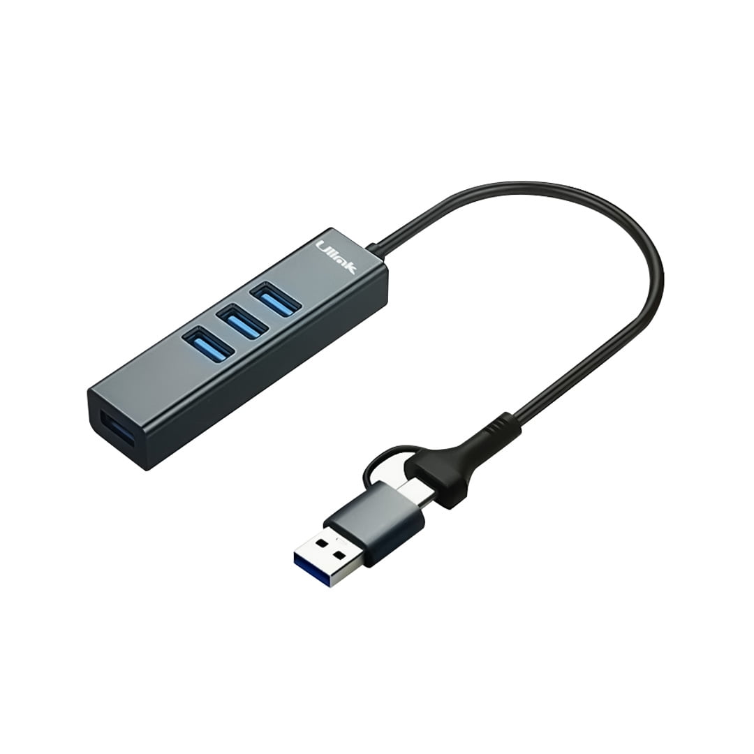 Hub Usb 4 Puertos Usb C Y Usb A 3.0 Ulink Ul-hubca4