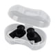thumbnail image 2 of Tapones para los oídos para natación, protectores de oídos en espiral, reutilizables, con reducción de ruido, tapones para los oídos de silicona, Negro, 2 of 5