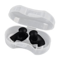 Ioensy - Tapones Para Los Oídos Para Nadar, Tapones Para Los Oídos De Silicona Para Dormir, Para Bañarse, Surfear, Bucear, Color Negro