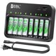 thumbnail image 2 of EBL C808EU3 Cargador inteligente 4AA 2800mAh 4AAA 1100mAh, 2 of 3