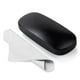 thumbnail image 1 of Funda para gafas Marvolia Hard Shell de piel sintética negra con tela, 1 of 3