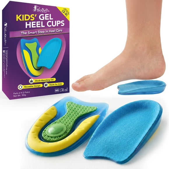 Copas De Talón De Gel Para Niños Absorbentes De Impactos Talla 3 9