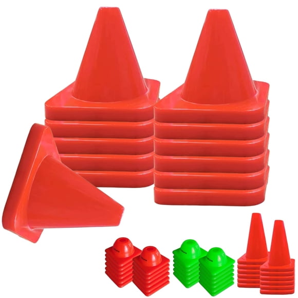 Conos de entrenamiento de agilidad Versatyle Heavy Duty de 15 cm, juego de 12