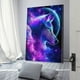 thumbnail image 3 of Lobo Galáctico Cuadro decorativo colgante - Arte de pared - Póster enmarcado - Decoración de pared - Regalos para familia, amigos y aficionados 20*30 cm, 3 of 6