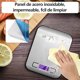 thumbnail image 3 of Báscula Digital De Cocina, Báscula De Cocina De Acero Inoxidable De 5 Kg/1 G Con Pantalla Lcd, Función De Tara Para Cocinar En La Cocina (plata), 3 of 3