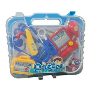 Total E-Commerce - Juguete Set Maleta Doctor Con Accesorios Azul Infantil
