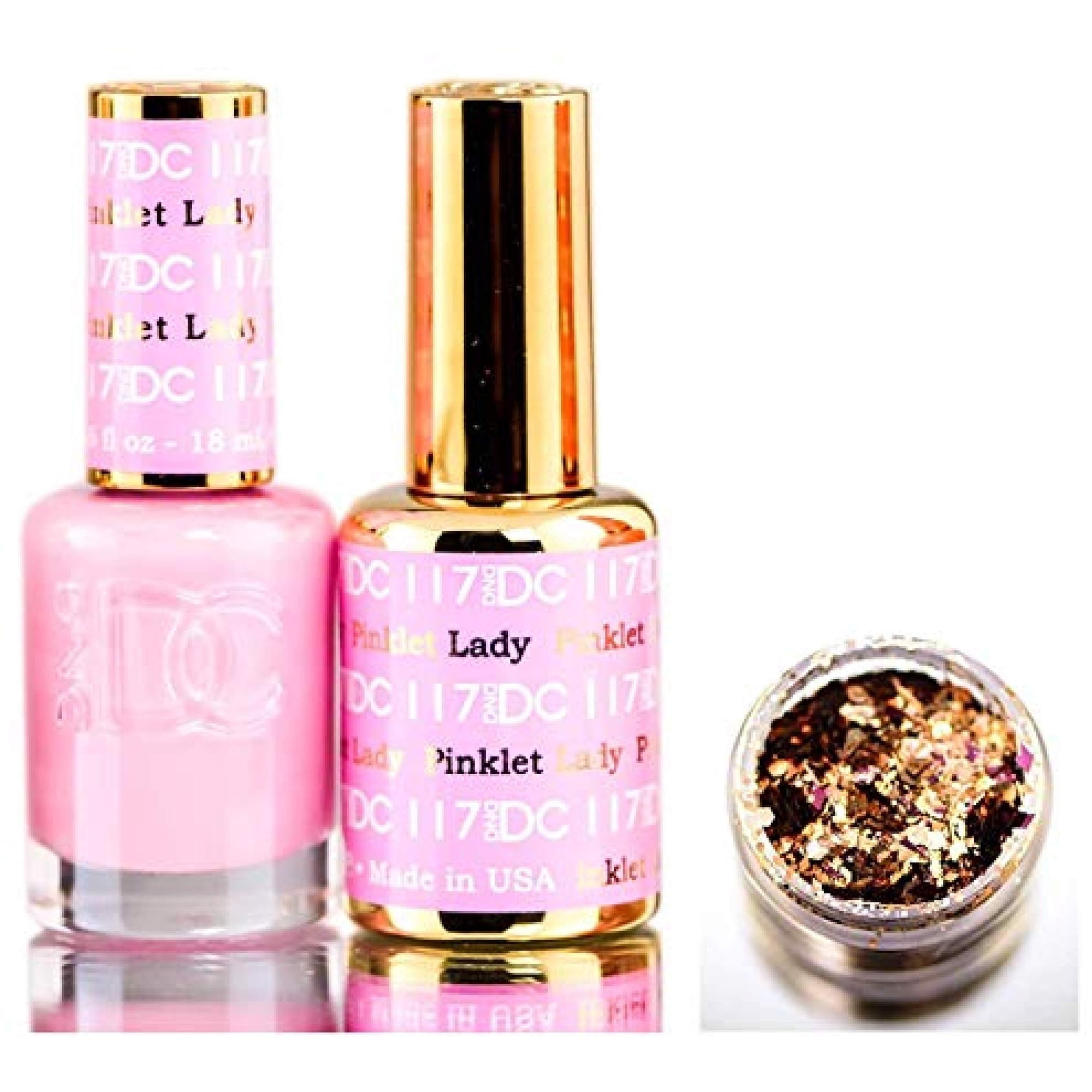 Set De Esmaltes De Uñas Daisy Dnd Gel Lacquer 15 Ml + Esmalte De Uñas 15 Ml