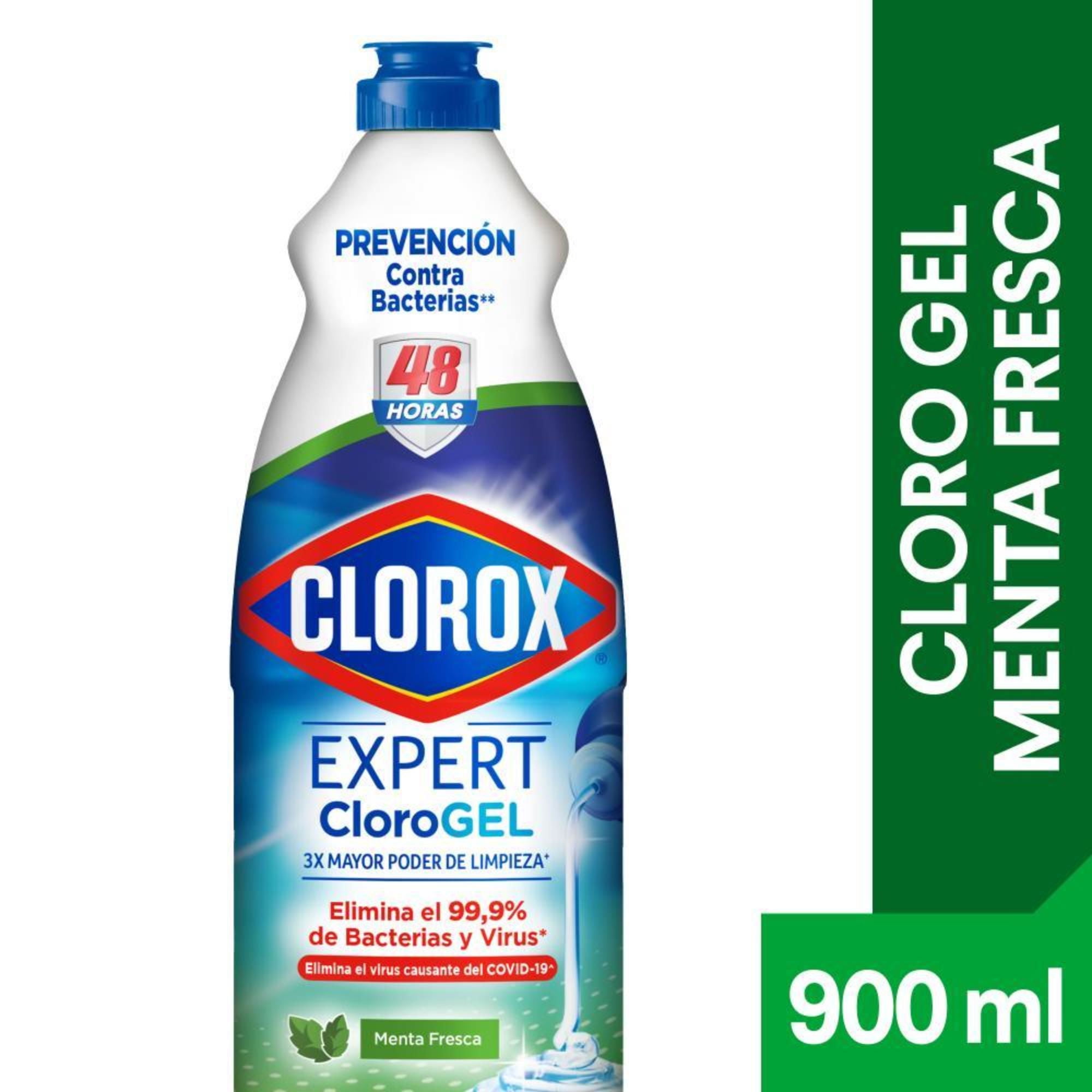 Cloro En Gel Menta Fresca Botella 900 ml Clorox