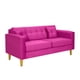 thumbnail image 2 of Sofa New Retro 3c Felpa 01 Fucsia, 2 of 6