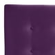 thumbnail image 4 of Respaldo Botone Felpa 2 Plazas Morado, 4 of 5