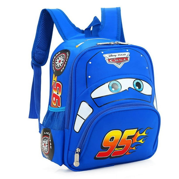 Disney car children's bag kindergarten boy safety backpack primary school students 3-6 years old