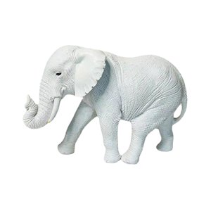 Magideal - Estatua De , Figura De Artesanal, Adorno Decorativo De Resina, Escultura De Para Oficina, Sala De Estar, Estantería De Mesa Blanco