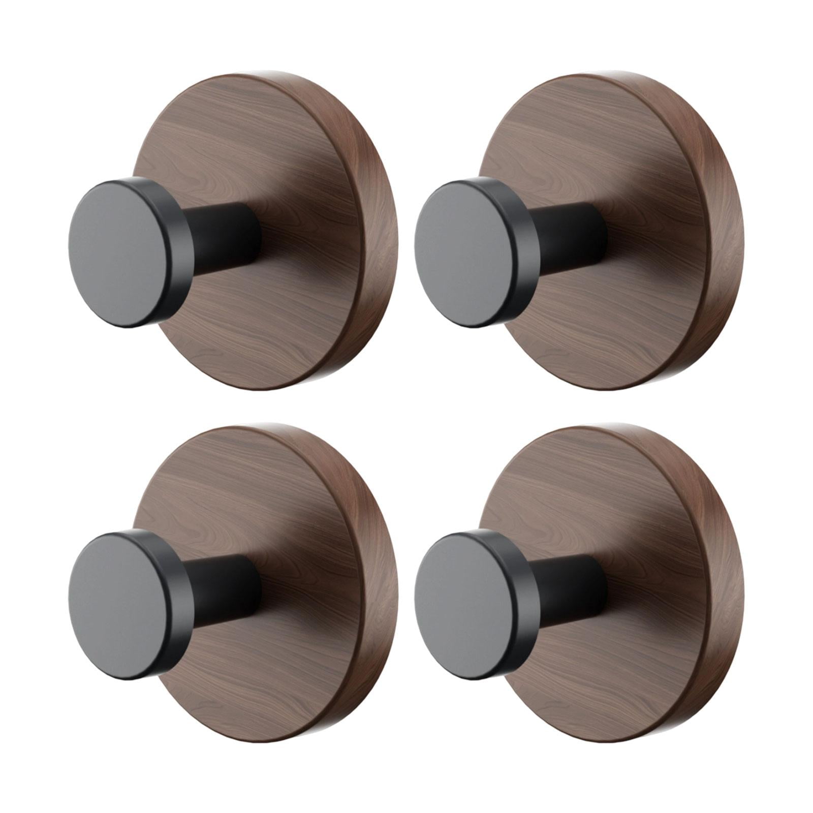 Magideal - 4 Ganchos Con Ventosa Para Colgar En La Puerta, Decoración Del Hogar, Ganchos De Pared Redondos De Moda Para Sombreros, Entradas, Toallas Y Cocina.
