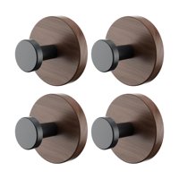 Magideal - 4 Ganchos Con Ventosa Para Colgar En La Puerta, Decoración Del Hogar, Ganchos De Pared Redondos De Moda Para Sombreros, Entradas, Toallas Y Cocina.