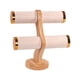 thumbnail image 3 of Soporte Para Pulseras, Organizador De Almacenamiento De Brazaletes De 2 Niveles Para Aparador, Escaparate, Color Beige, 3 of 5