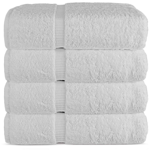 Toallas de baño Towels Chakir Turkish Linens, 100% algodón, 4 piezas