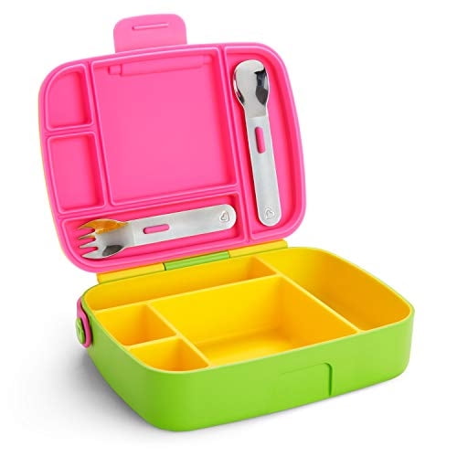 Munchkin Bento Box Lonchera Para Ninos Pequenos, Amarillo Munchkin Munchkin