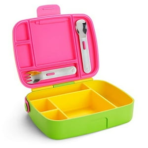 Munchkin Bento Box Lonchera Para Ninos Pequenos, Amarillo Munchkin Munchkin