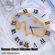 thumbnail image 5 of Molde para Reloj HMTRADE 25 cm/36 cm de Resina de Silicona DIY, 5 of 9