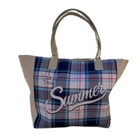 Auckland Outdoor - Bolso Playa Lona Algodon Summer Con Cierre Fuelle Grande