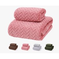 Riqui - Juego De 2 Toallas De Baño Rosa