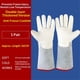 thumbnail image 2 of Guantes criogénicos 14.2 "/36 cm de largo brazo medio LN2 guantes protectores para nitrógeno líquido/hielo seco/almacenamiento en frío, 2 of 3