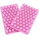 thumbnail image 1 of Molde de silicona con forma de corazón para hornear, 55 cavidades, para cubitos de hielo, caramelos y chocolate, para San Valentín (paquete de 2), 1 of 6