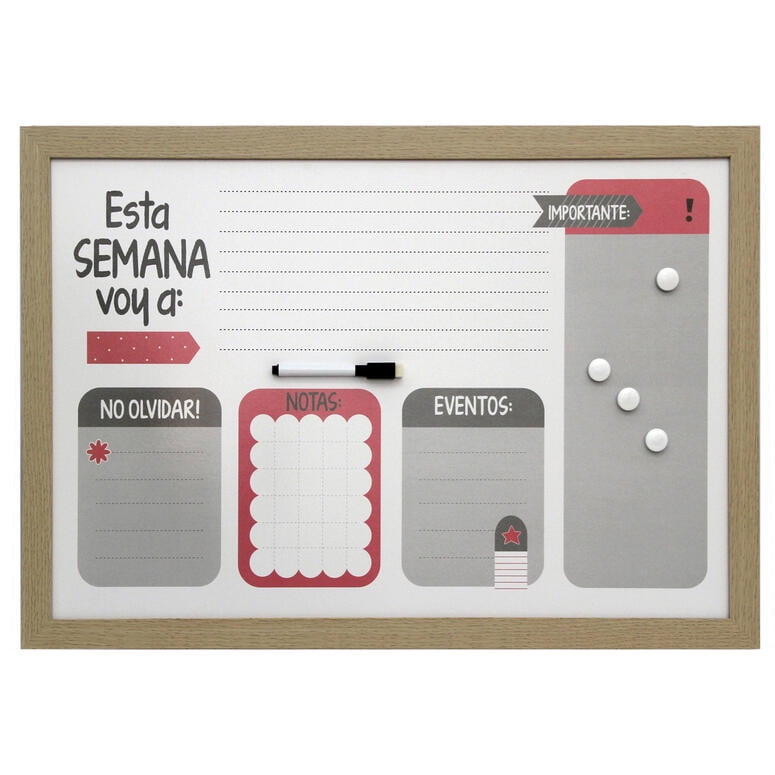 Vgo Pizarra Plastica 40x60 Cm Teenager Marro