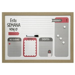 Vgo - Pizarra Plastica 40X60 Cm Teenager Marro