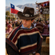 thumbnail image 1 of Sombrero de Vaquero Marron Con Hebilla De Toro, 1 of 3