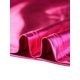 thumbnail image 5 of INSPIRE CHIC Tops cortos metálicos de Halloween para mujeres con abertura de manga corta para fiesta brillante holográfica S Rojo Rosado, 5 of 5