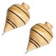 thumbnail image 1 of Trompo Mexart 9 cm de Madera de Mezquite – Pack de 2, 1 of 3