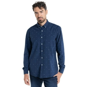 Truval - Camisa Oxford Estampada