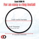 thumbnail image 3 of O Ring Or 150 Paquete De 3 Sellos Para Filtro De Agua, 3 of 8