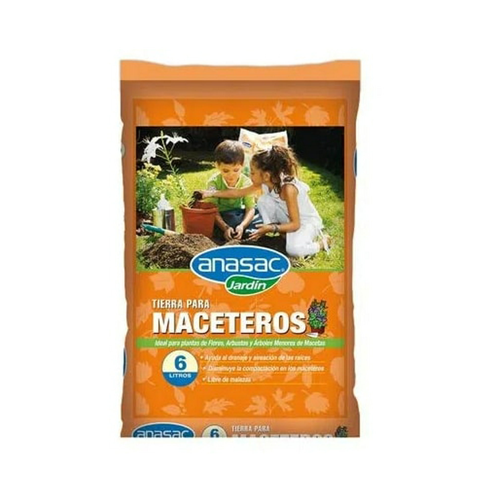 Tierra Para Maceteros 6 Litros - Anasac